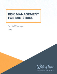 Risk Management for Ministries