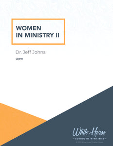 Women in Ministry II